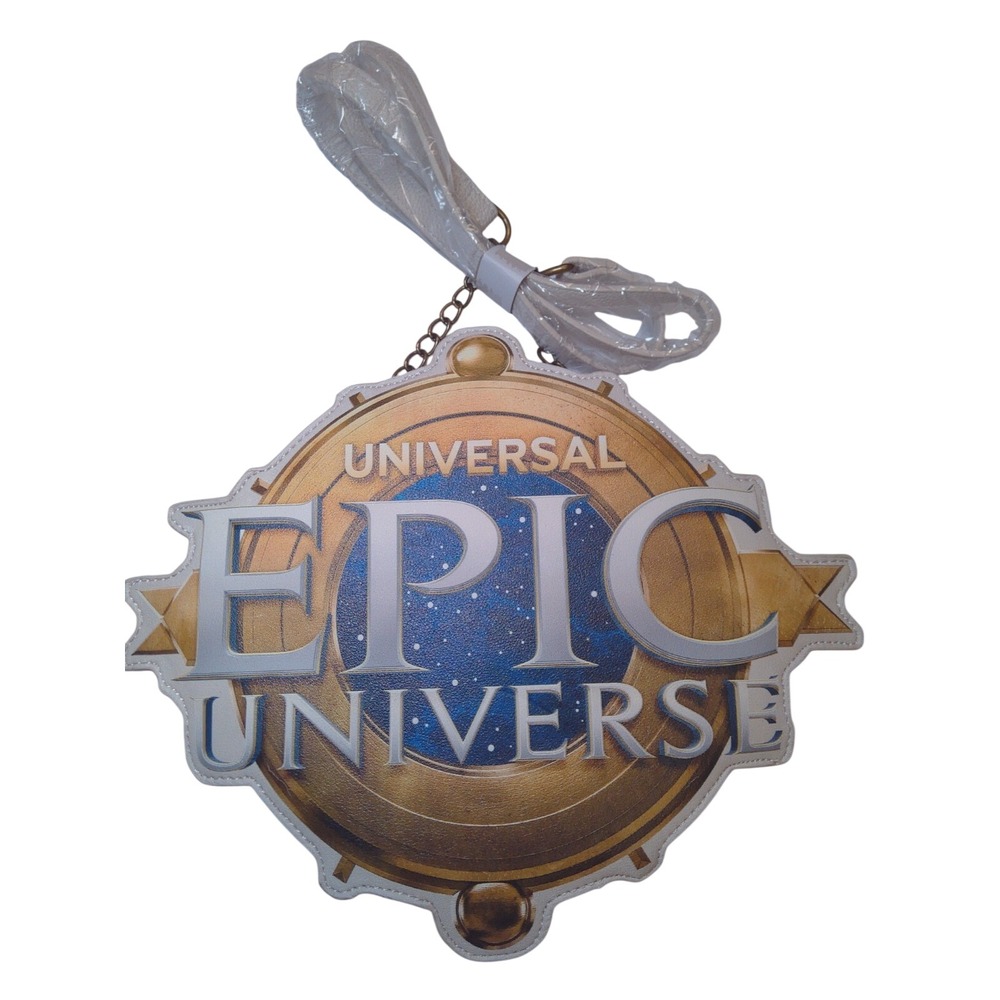 Universal Epic Universe Logo Emblem Crossbody Bag, BRAND NEW, LIMITED RELEASE.
